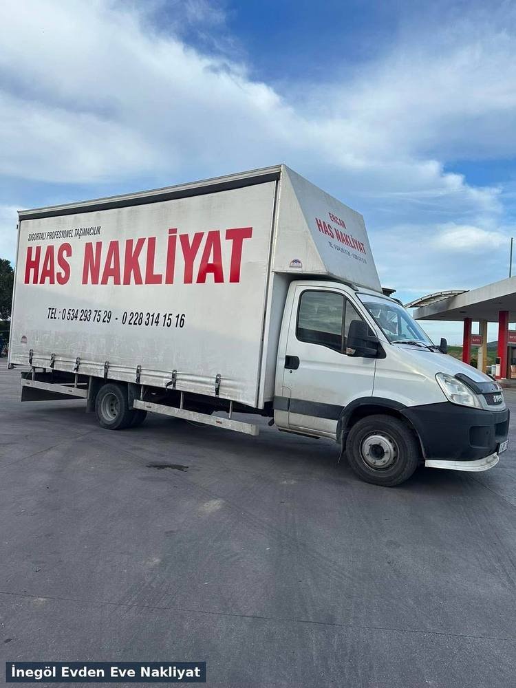 İnegöl şehirlerarası nakliyat aracımız yolda